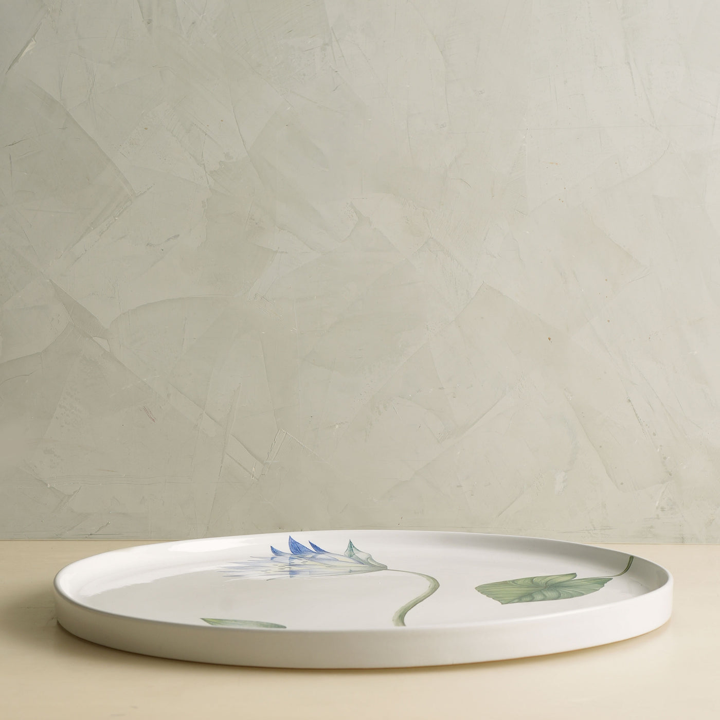 Blue Lily Thali Plate