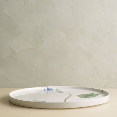 Blue Lily Thali Plate