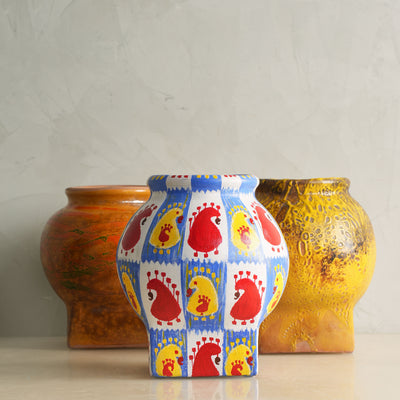 Multicolor Hand Painted Matka