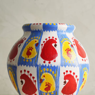 Multicolor Hand Painted Matka