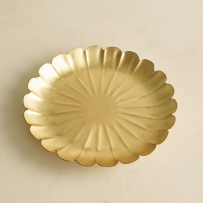 Brass Scallop Plate