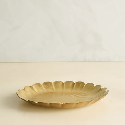 Brass Scallop Plate