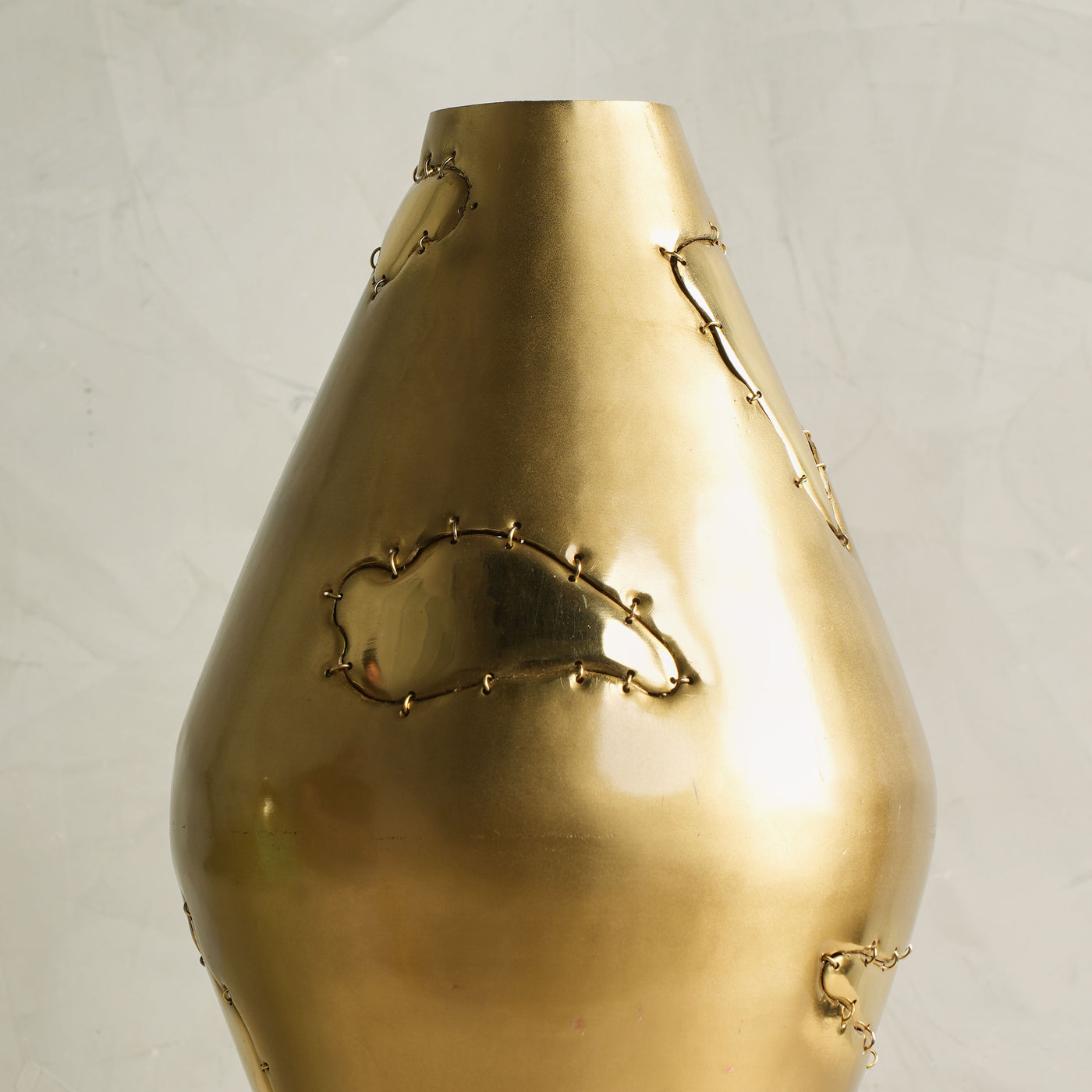 Brass Patch Work Vase