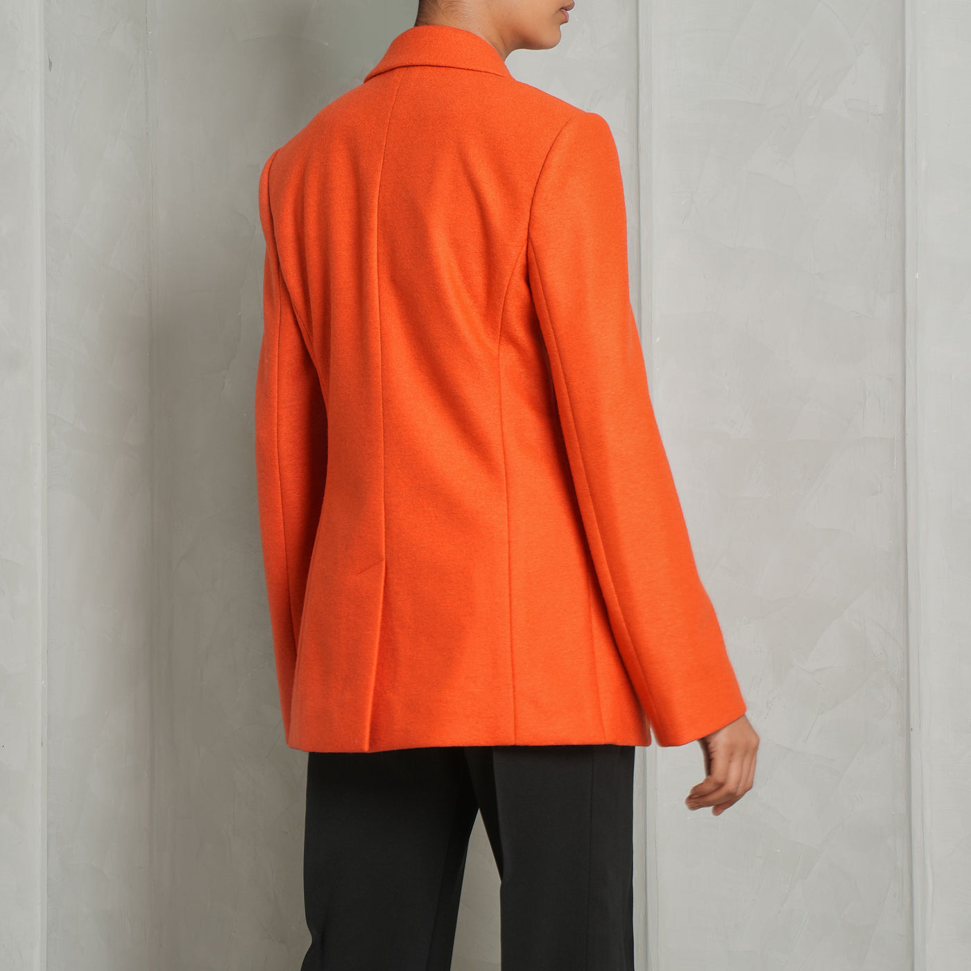 CHLOE two button tailored jacket orange full sleeves formals