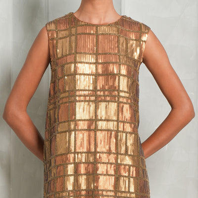 Alexis Emani Mini Bronze Dress