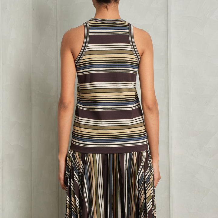 Horizontal Stripe Tank Top | Sacai | Le Mill