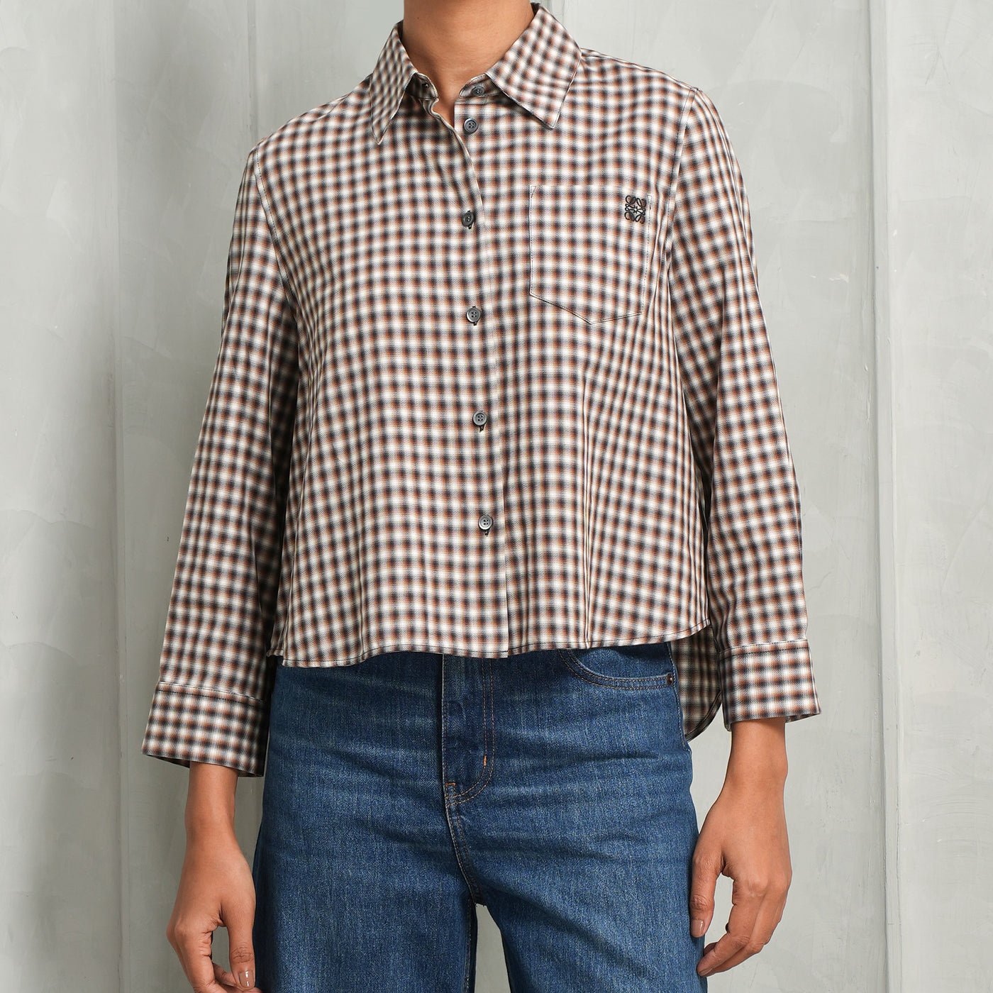 Loewe Trapeze Shirt Checks