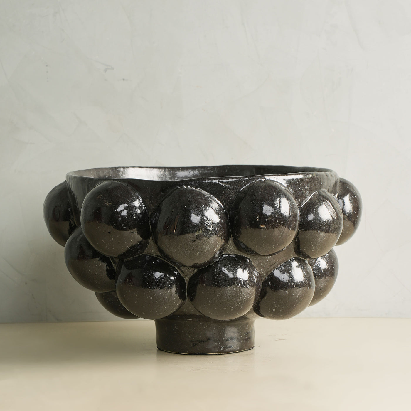 Bubble Fruit Bowl Black