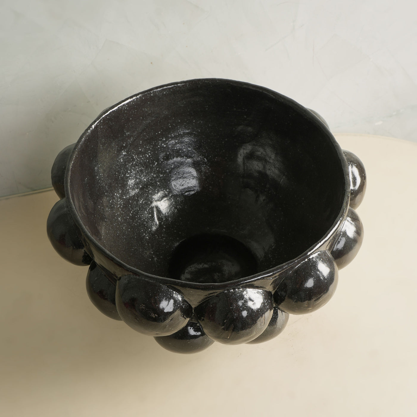 Bubble Fruit Bowl Black