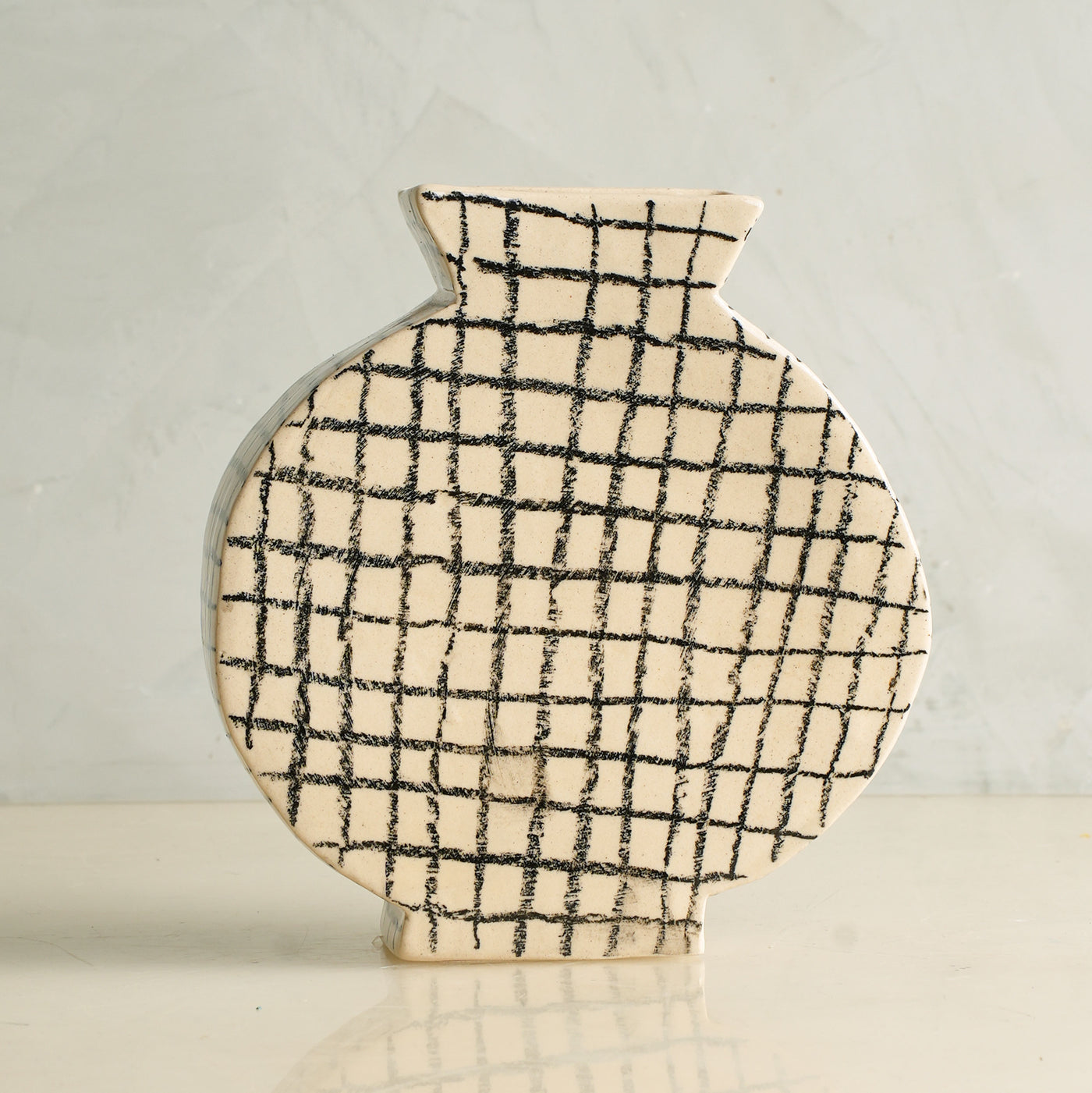 Hand Drawn Crayon Bud Vase