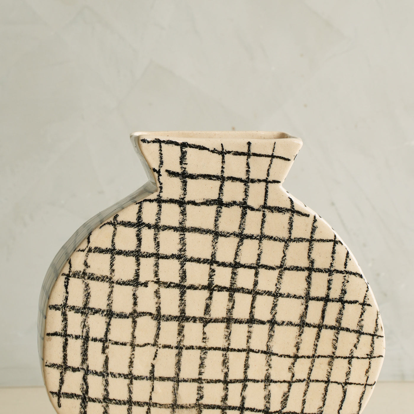 Hand Drawn Crayon Bud Vase