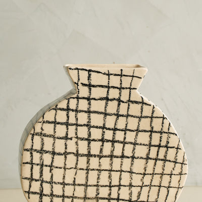 Hand Drawn Crayon Bud Vase