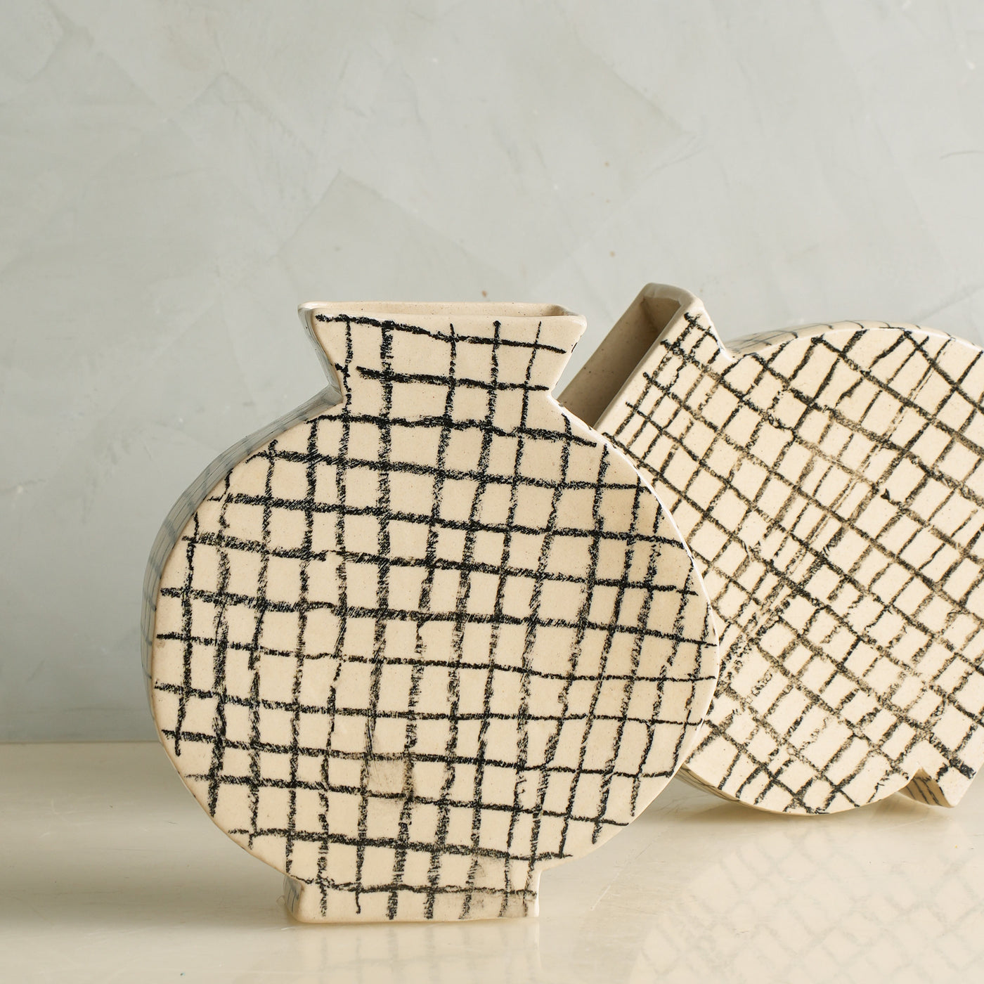 Hand Drawn Crayon Bud Vase