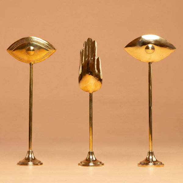 Shiny Talisman Candlestick Holder - Eye