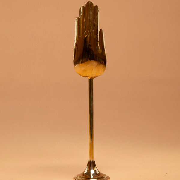Shiny Talisman Candlestick Holder - Hand
