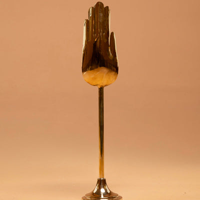 Shiny Talisman Candlestick Holder - Hand