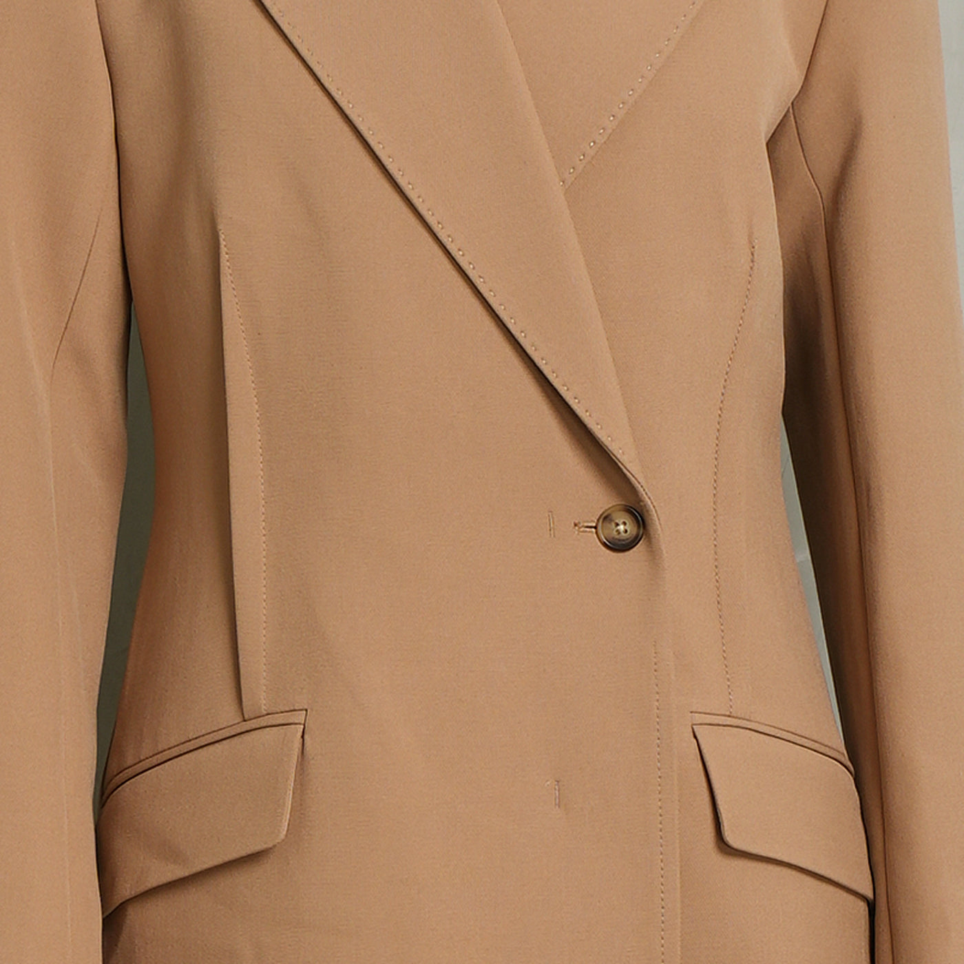 Simkhai Beige Silvia Tailored Coat