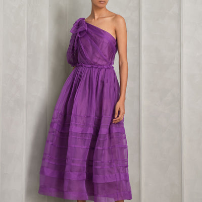 ULLA JOHNSON Purple midi dress