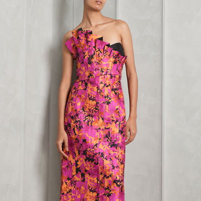 ACLER floral printed midi dress