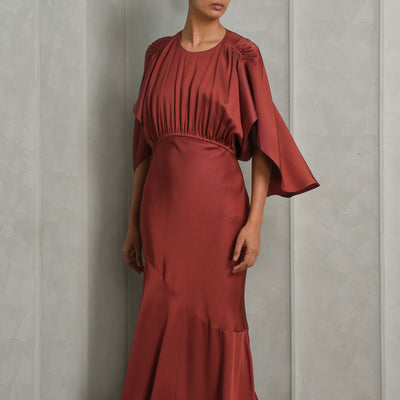 Eden Cascading Midi Dress