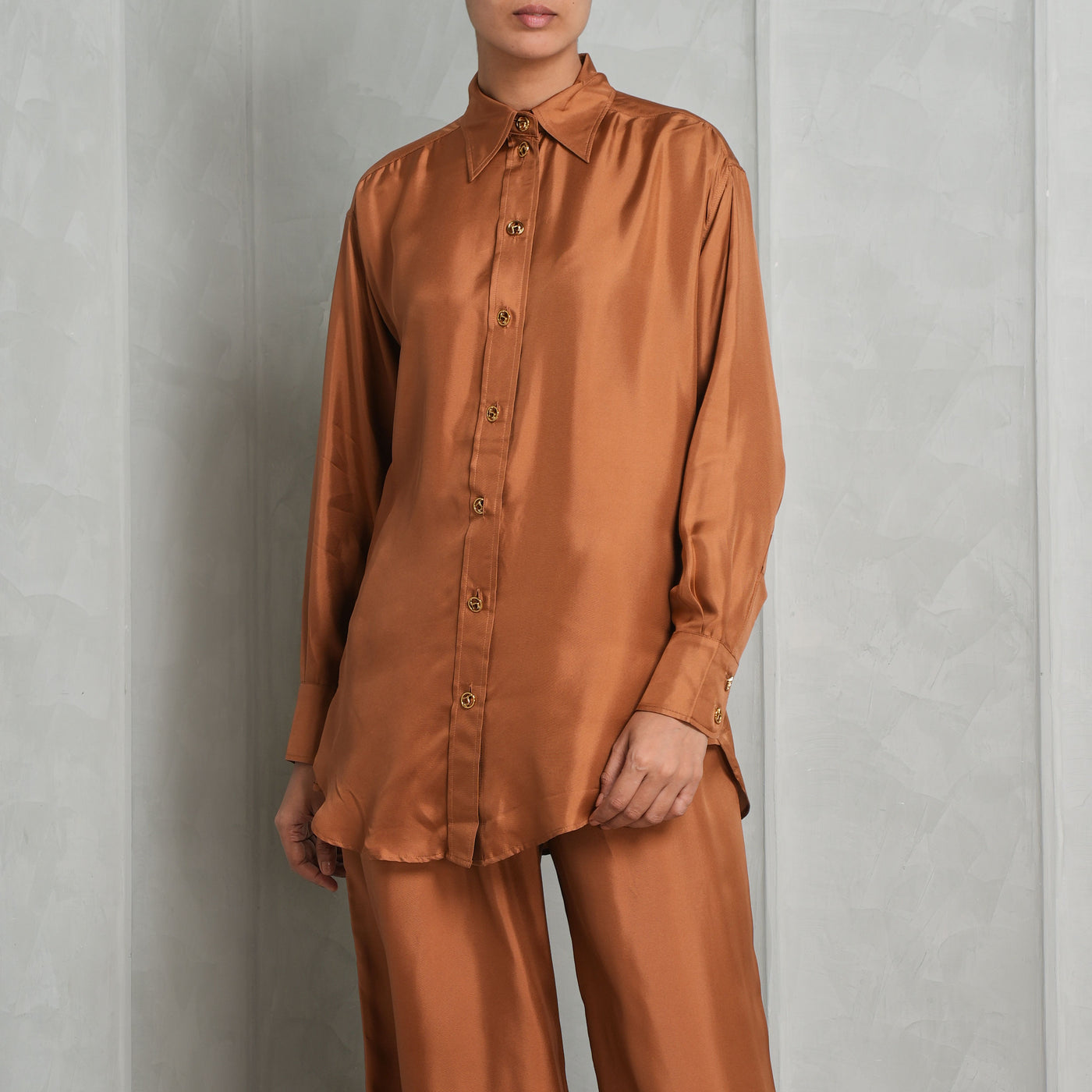 ZIMMERMAN Illustration Relaxed Shirt brown