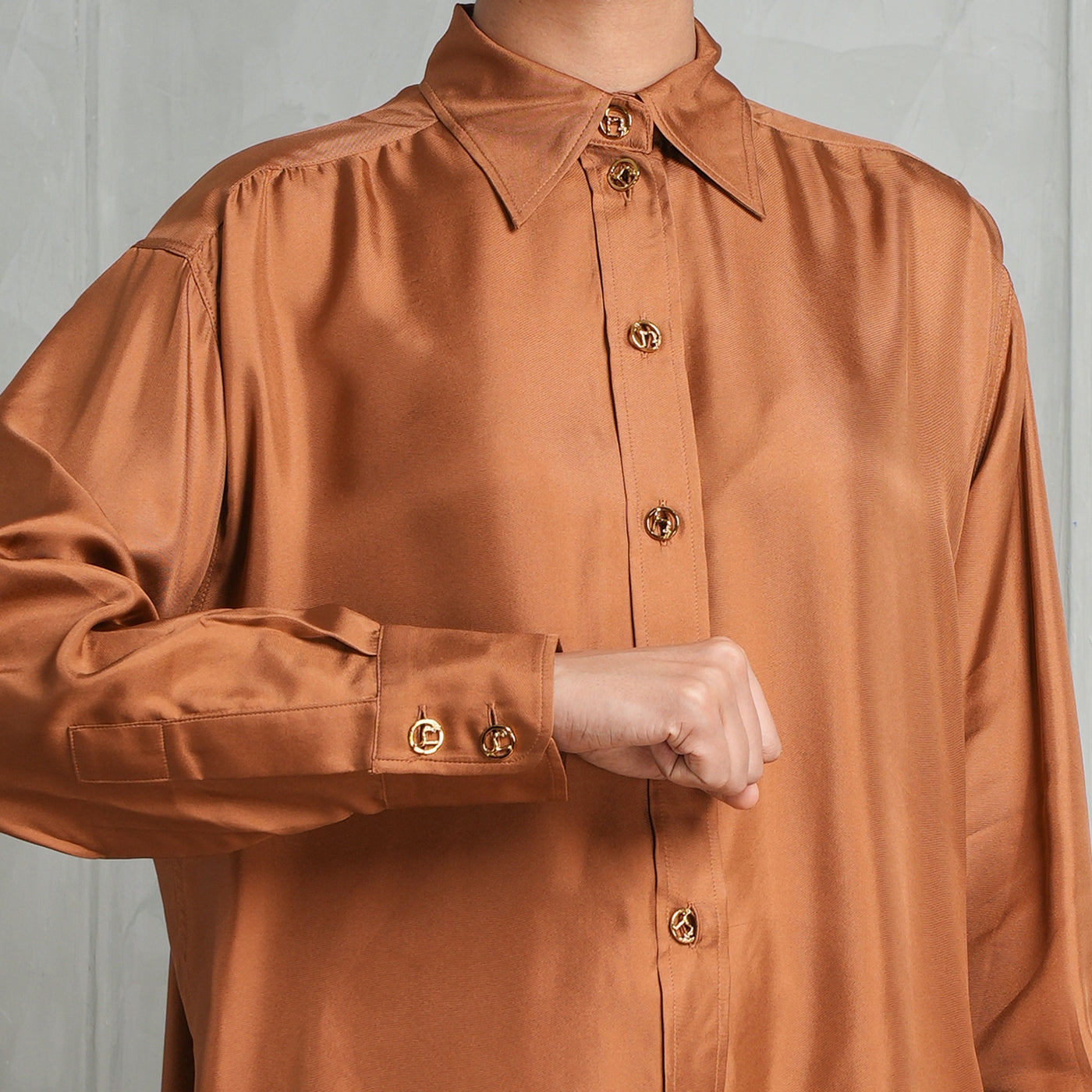 ZIMMERMAN Illustration Relaxed Shirt silk