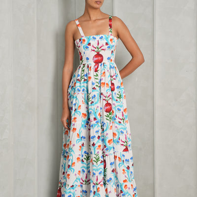 Pomegranate Print Dress