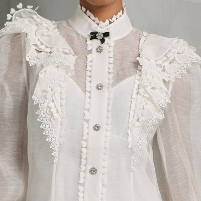 Crush Heart Embellished Blouse