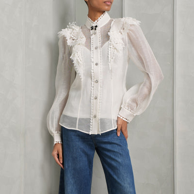 Crush Heart Embellished Blouse