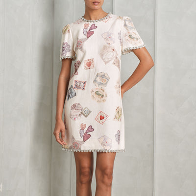 jewelled shift hypnotic dress