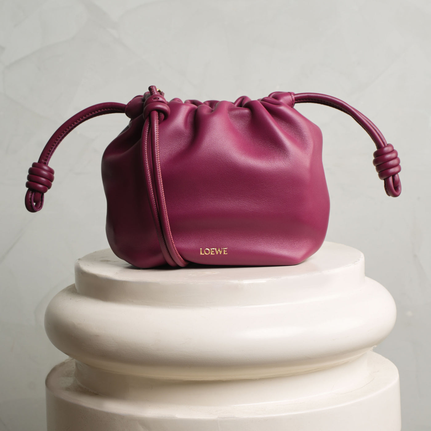 LOEWE Flamenco Mini Purse crimson 