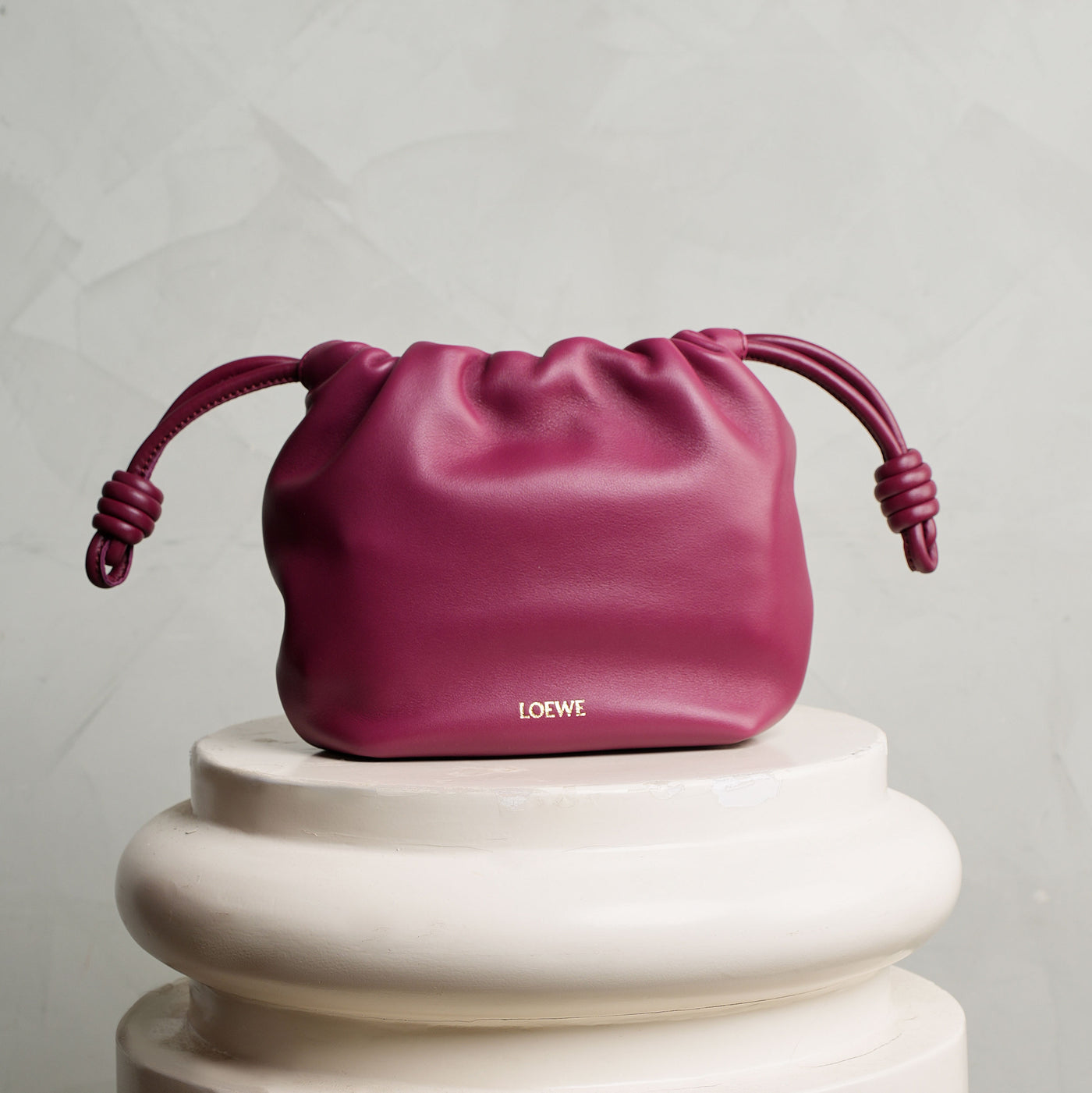 LOEWE Flamenco Mini Purse crimson bag 