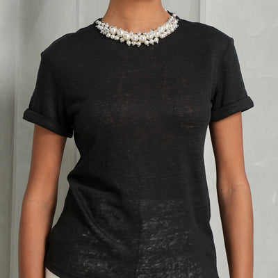 Zimmermann Crush Embellished Tee for Women