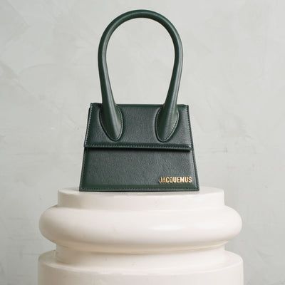 JACQUEMUS green Le Chiquito Moyen Bag