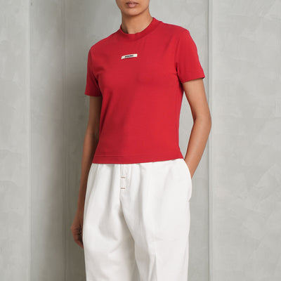 Jacquemus Gros Grain T shirt Half sleeves