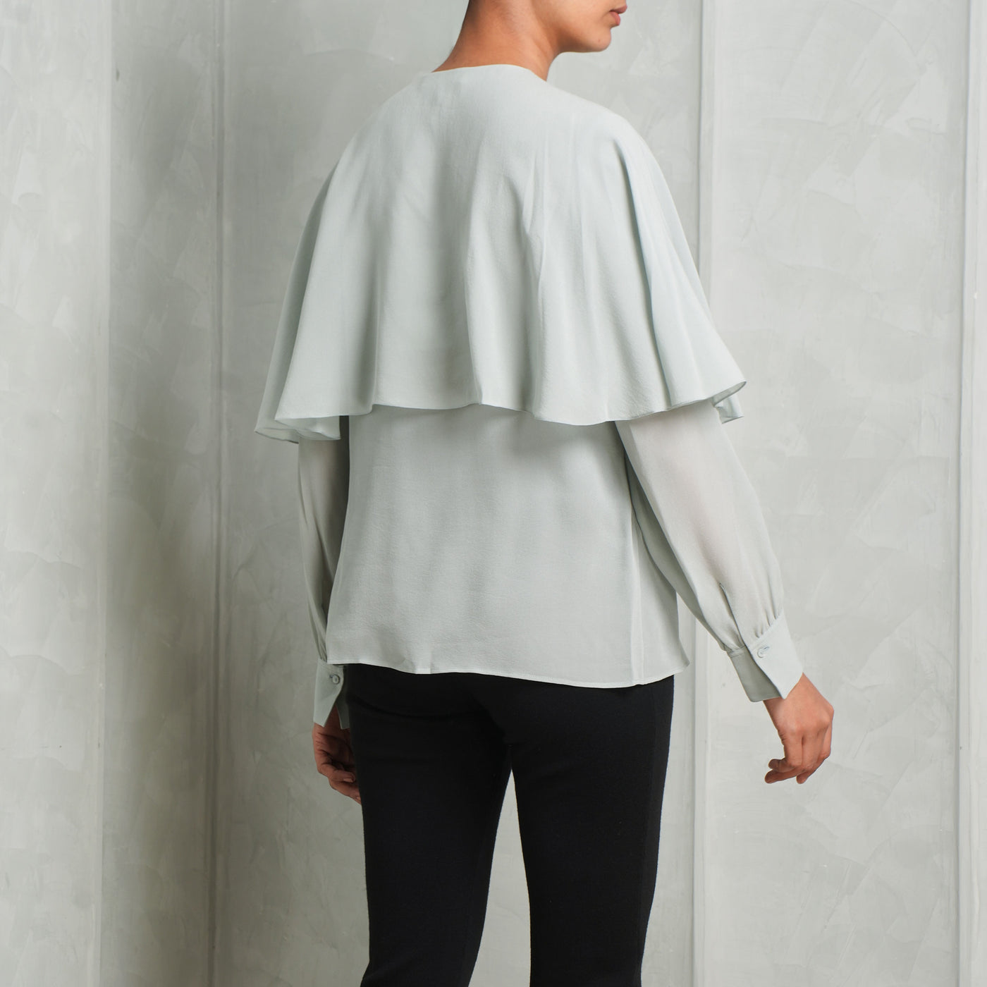 Chloé Cape Blouse Georgette