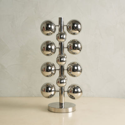 Large Dna Silver Candle Stand