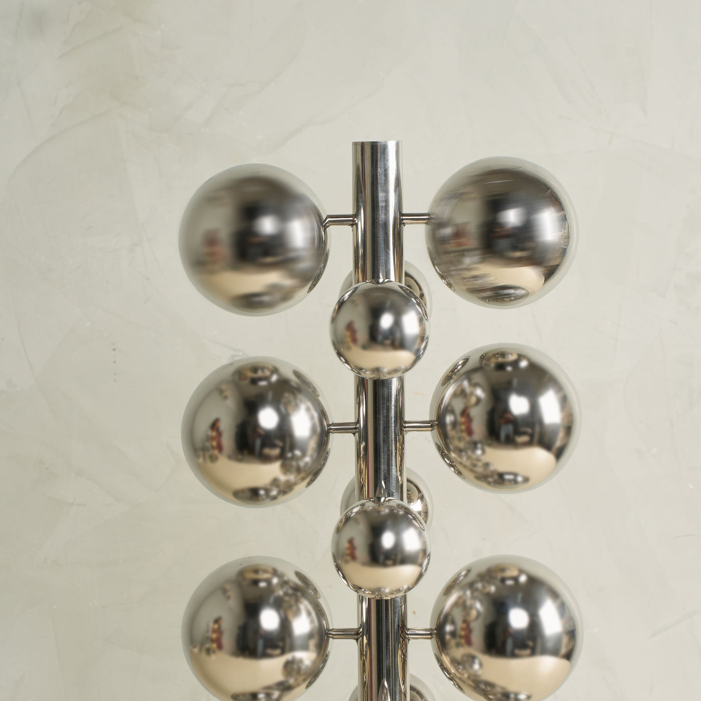 Large Dna Silver Candle Stand