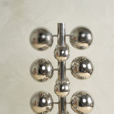 Large Dna Silver Candle Stand