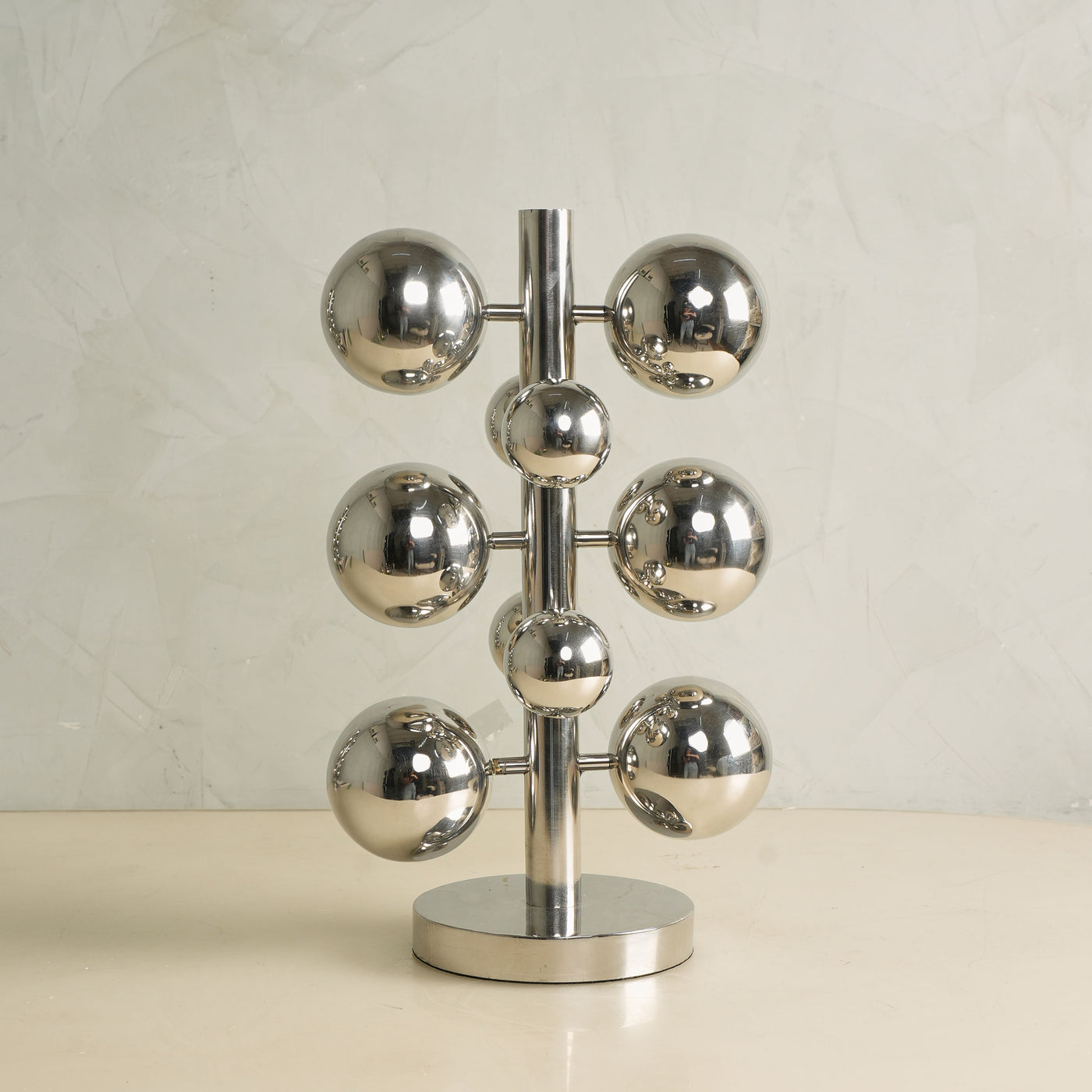 Medium Dna Silver Candle Stand