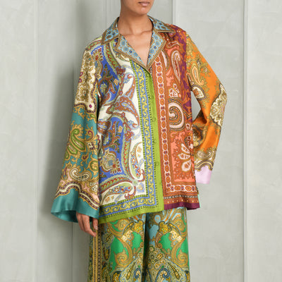 paisley pattern shirt at Le Mill