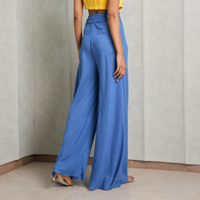 Wide-Leg Knotted Pants