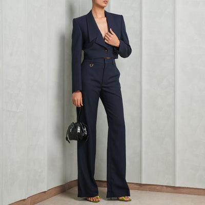 Chloé Cropped Spence Blazer Blue