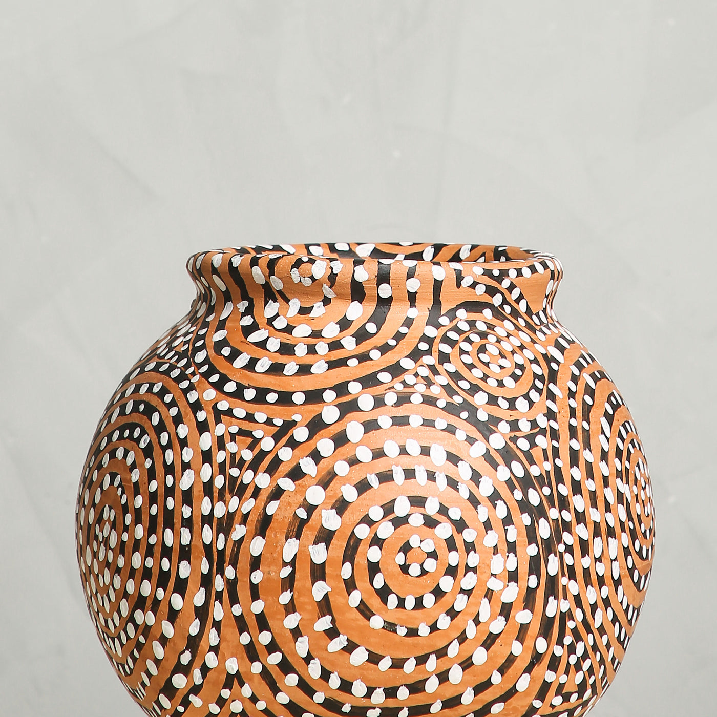 Tribal Hand Painted Modern Matka