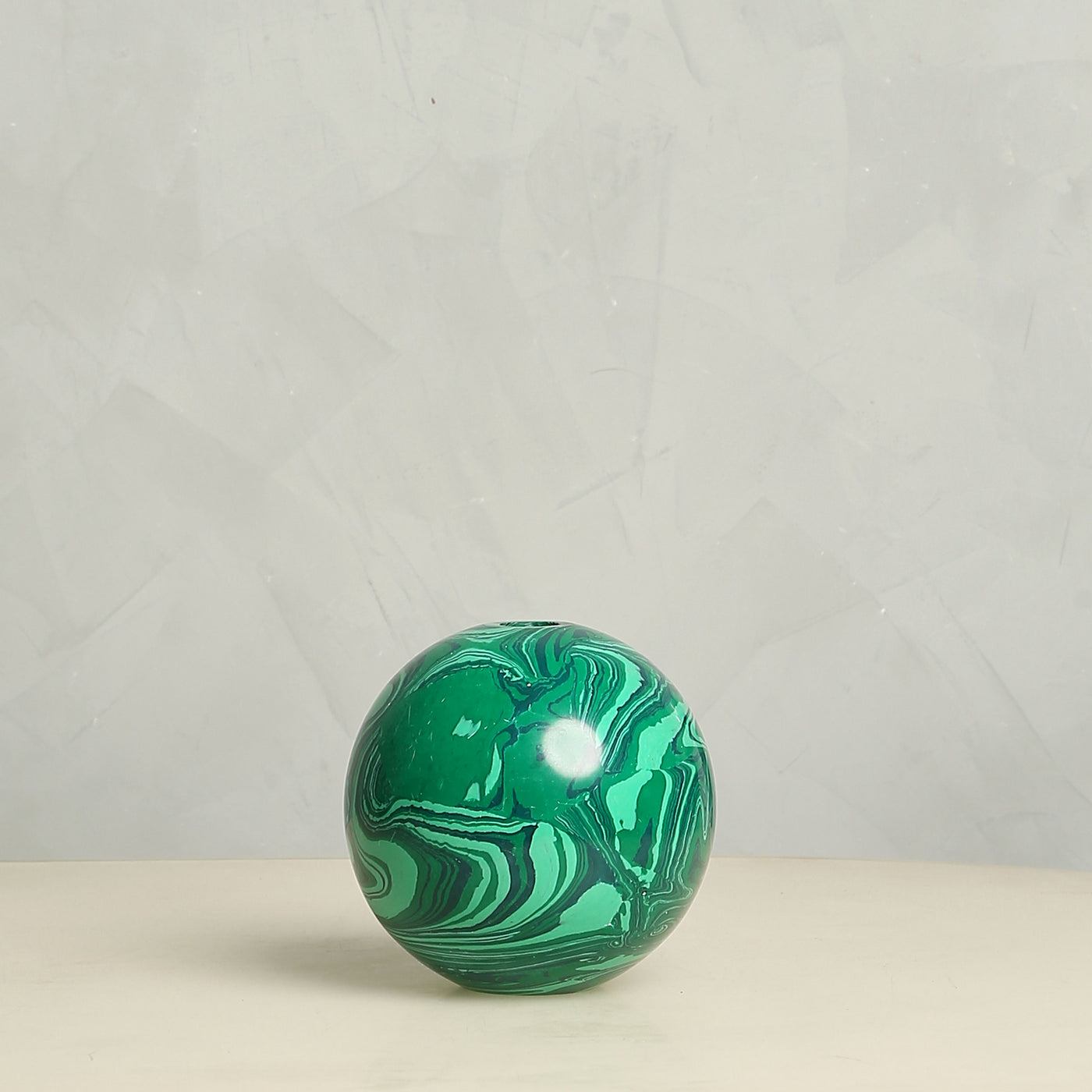 Green Single Ball Candle Stand