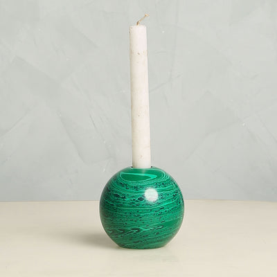 Green Single Ball Candle Stand