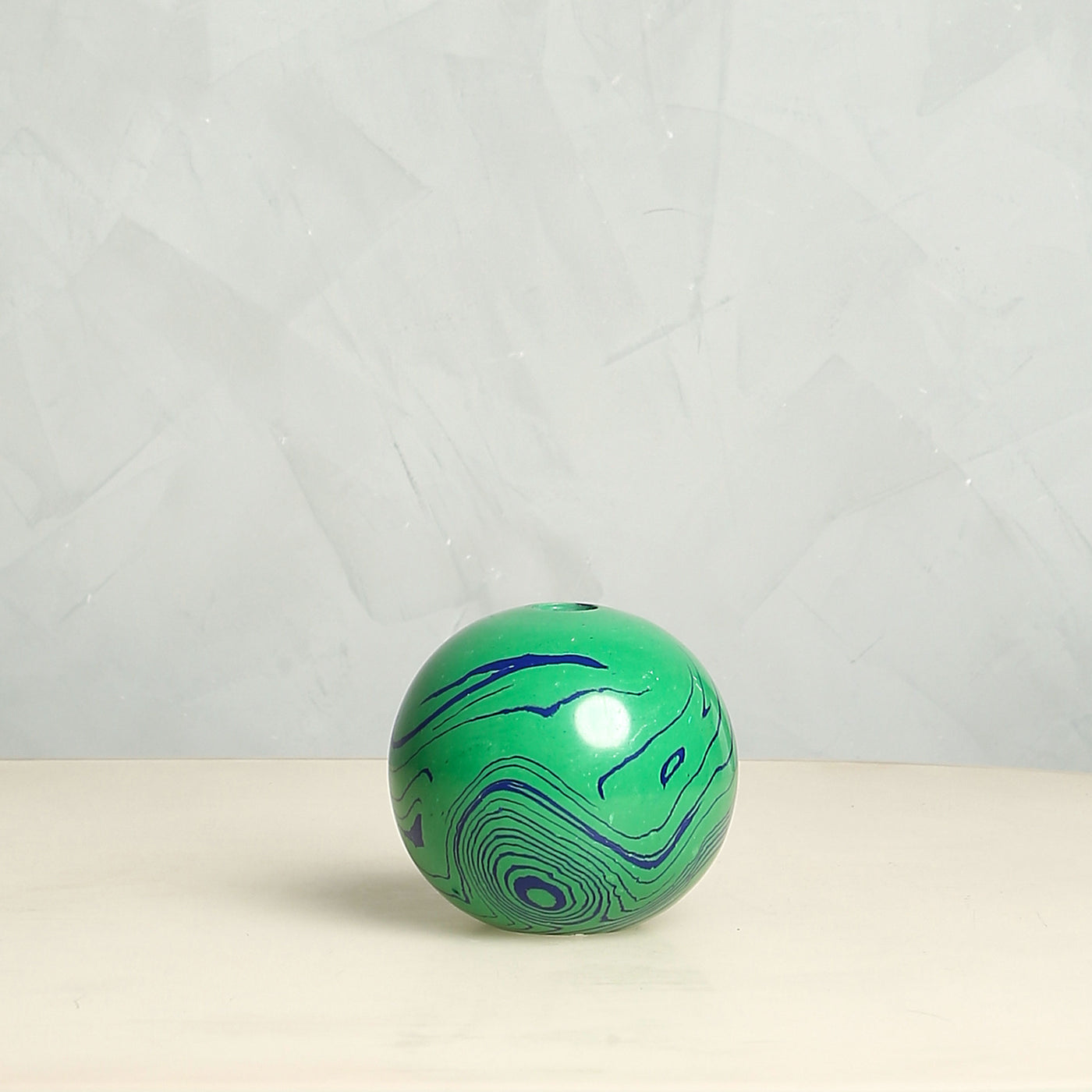 Green Single Ball Candle Stand