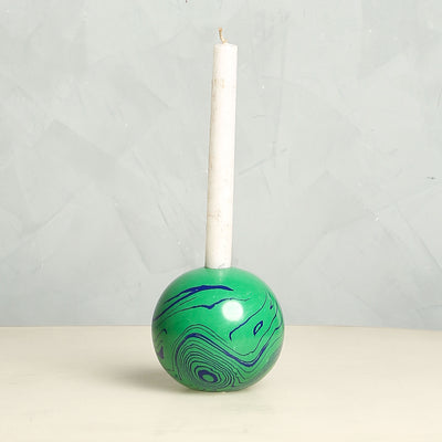 Green Single Ball Candle Stand