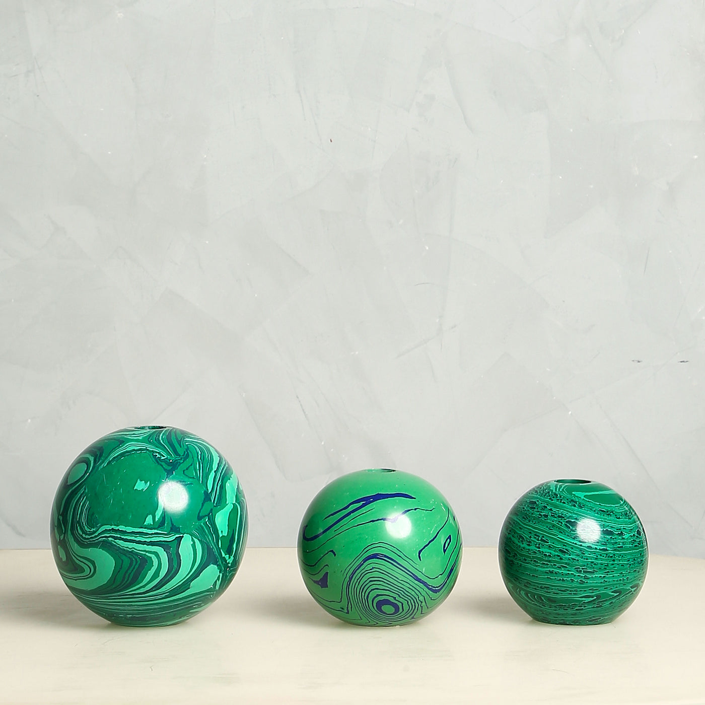 Green Single Ball Candle Stand