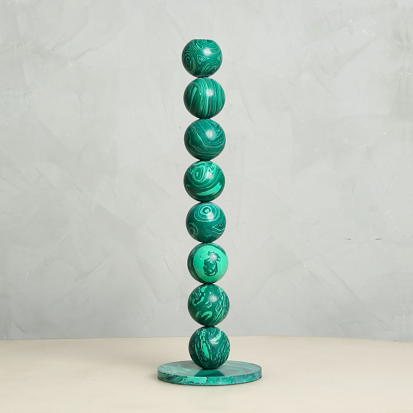 Green Malechite Candle Stand